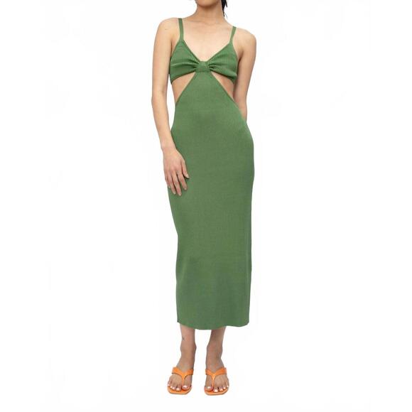NEW CULT GAIA serita knit dress in basil - Picture 5 of 7